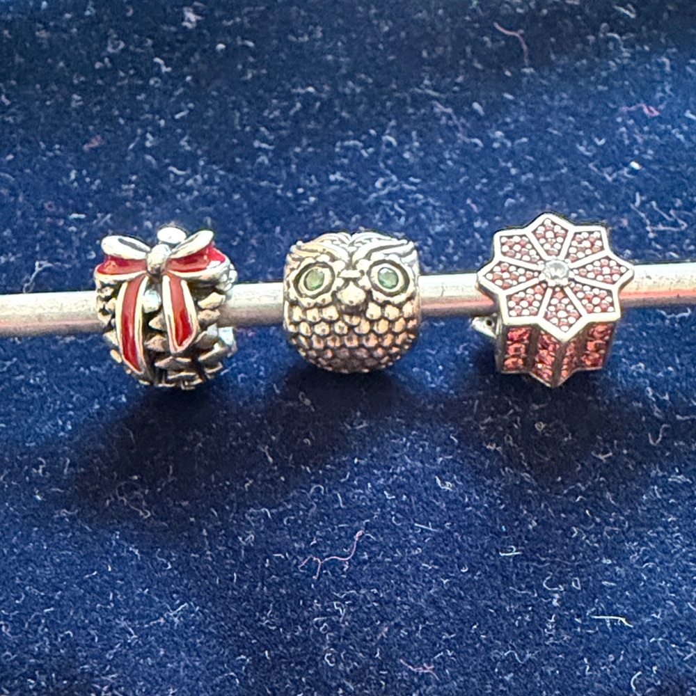 Pandora vintage winter set sterling silver